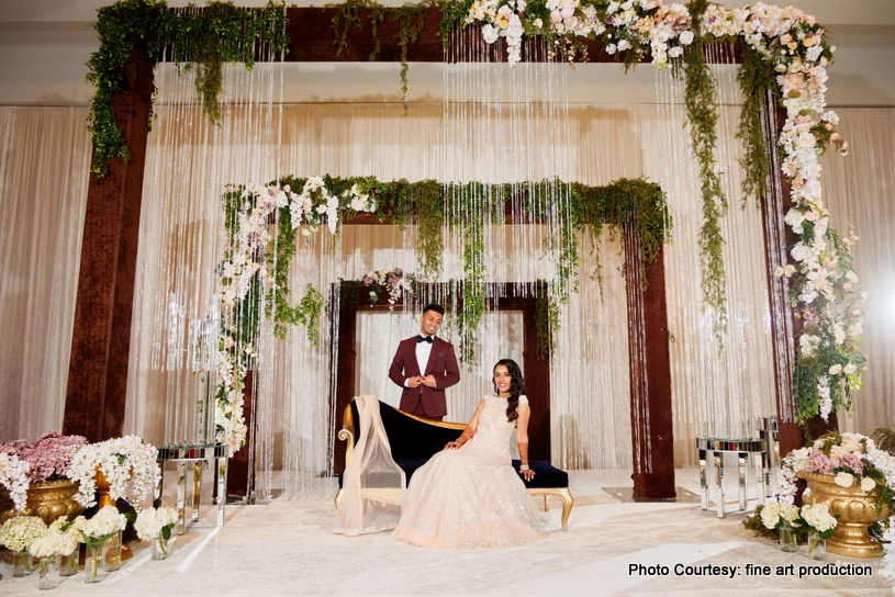 Gorgeous Indian Reception Decor