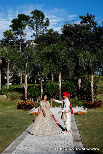 Indian Couple Posing For a photoshoot