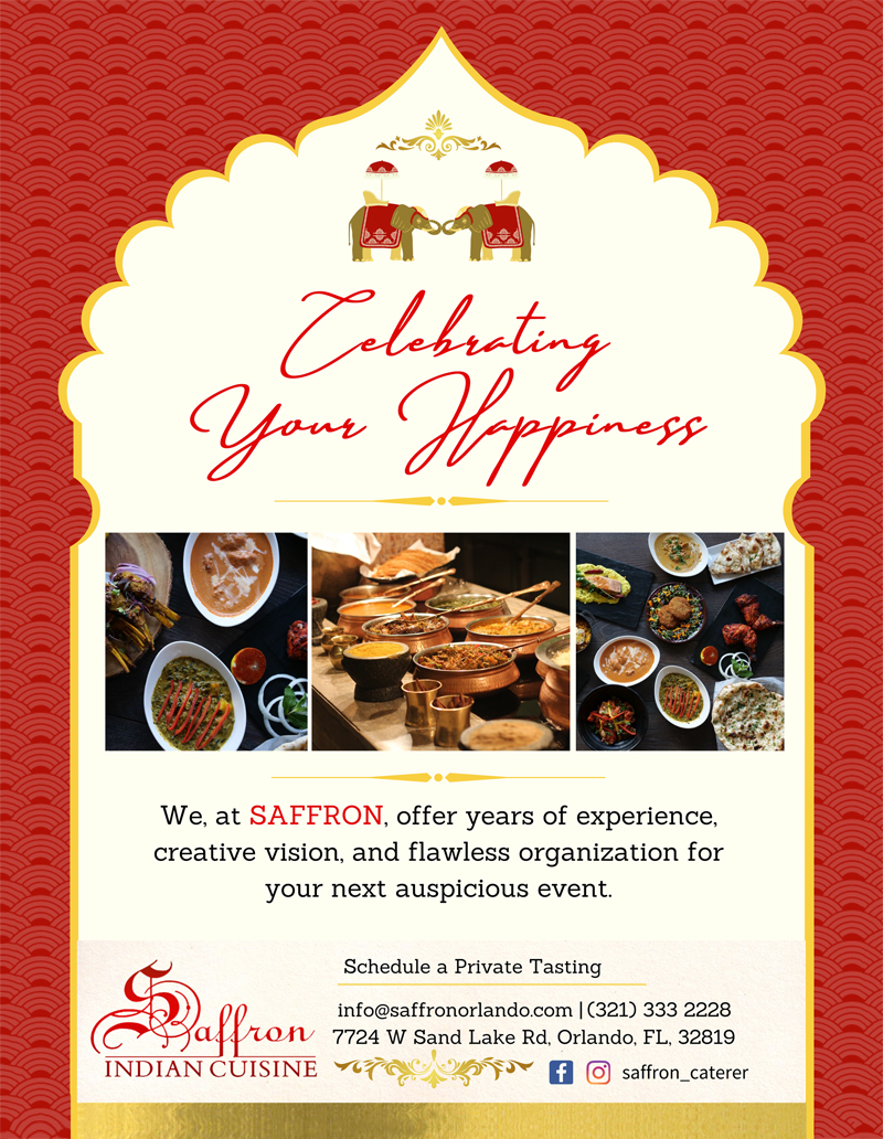 Saffron Indian Cuisine- Orlando