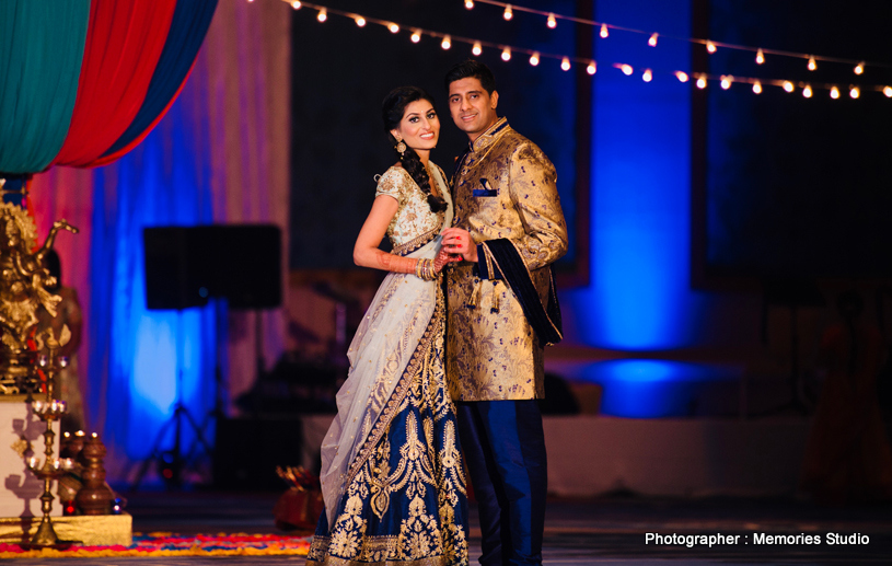 Indian Couple Posing for a photoshoot