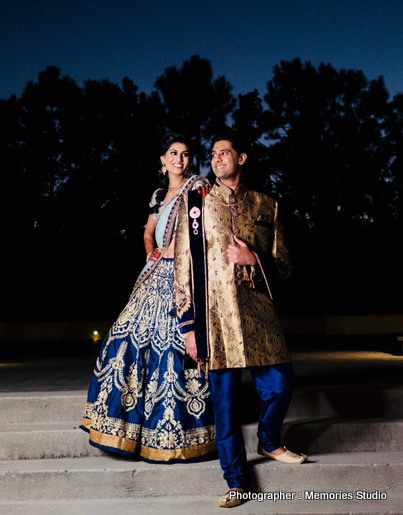 Outdoor photoshoot of indian Couple