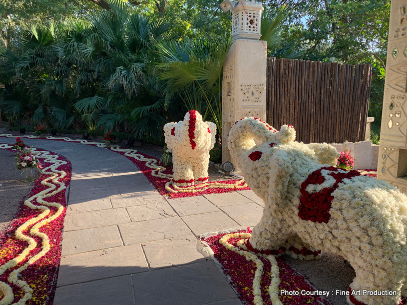 Beautiful Gate Decor At the palace