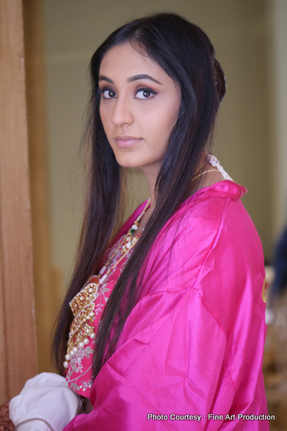 Indian bride Before the wedding Ceremony
