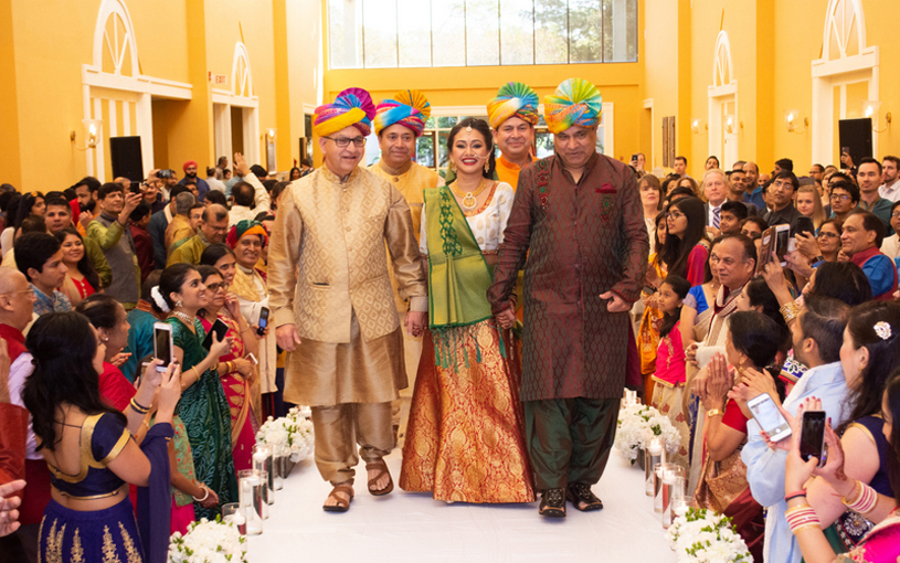 Indian Bride's Great Enterance for her Wedding