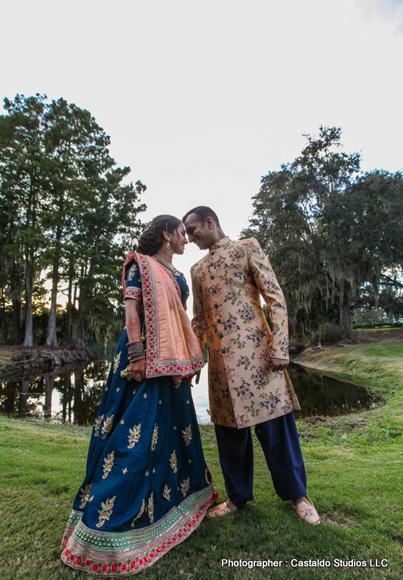 Marvelous Capture of Indian Bride and Groom