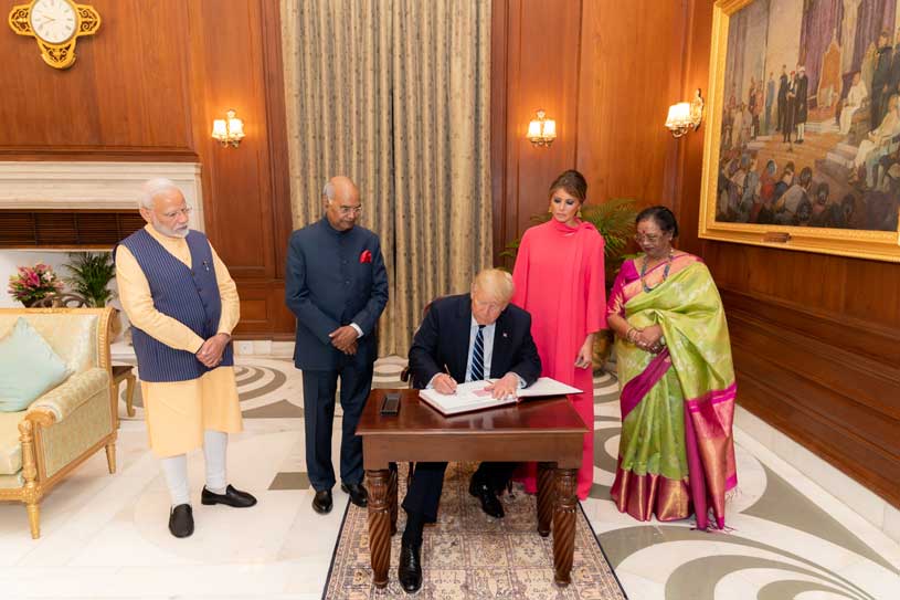 Donald Trump India Visit: President Ram Nath Kovind