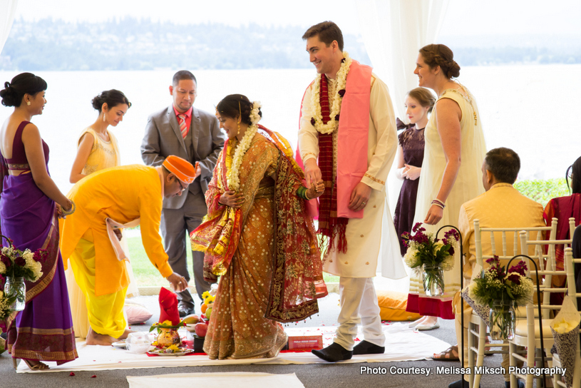 Saptapadi - Indian wedding Ritual