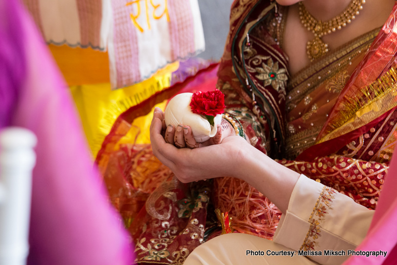 Hasta melap Indian wedding ritual