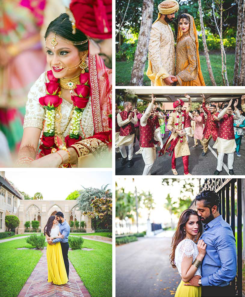 Beautiful Collage of indian wedding pictures