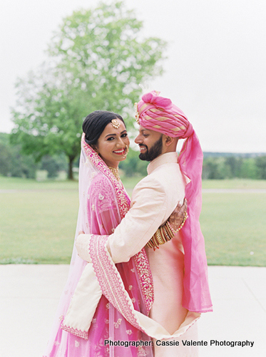 Indian Love birds posing for the photoshoot