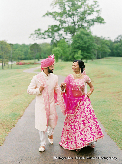 Indian Bride and groom looking amazing