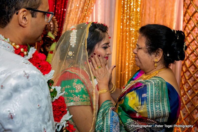 Indian Wedding Grooms and Bride Ring