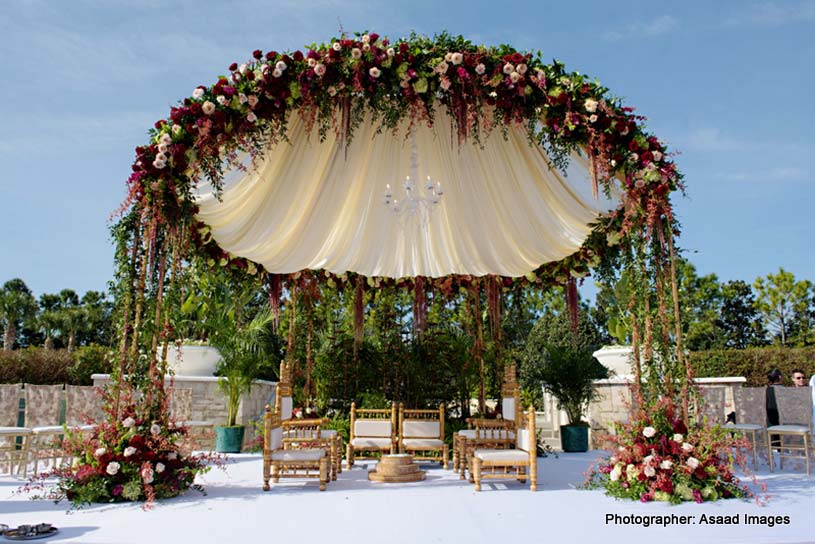 Manali weds Nikesh Indian Wedding at Hilton Orlando Photographed by Asaad Images and AZM Cinematography