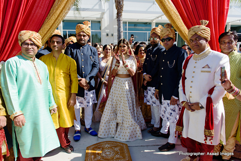 Indian Bride ready to welcome Indian Bride