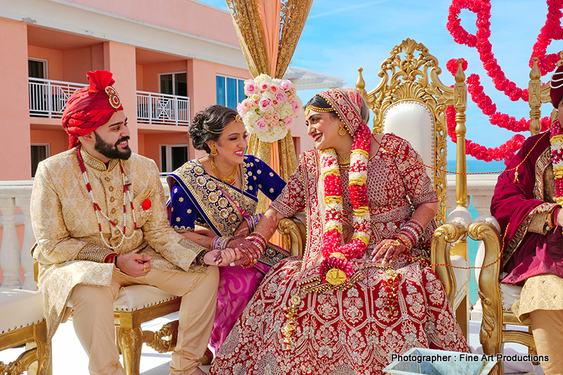 Meera Weds Mickey Indian Wedding at Hyatt Regency Clearwater Beach Resort & Spa Photographed by Fine Art Productions