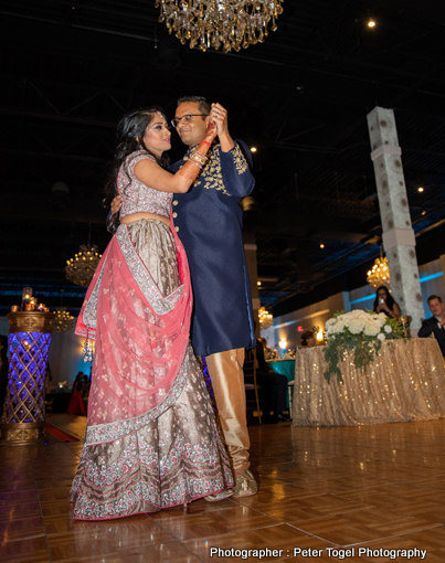 Indian Bride and Groom Dance Performance