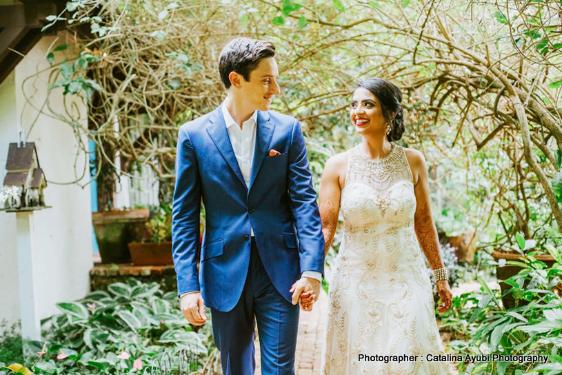 Indian Bride and Groom ready for Reception Ceremony