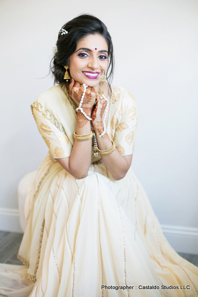Smily Face of Indian Bride
