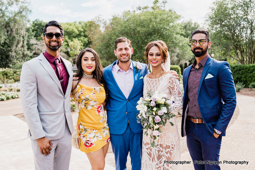 Indian Couple with Guest Capture