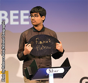 National Geographic GeoBee Champion - Nihar Janga