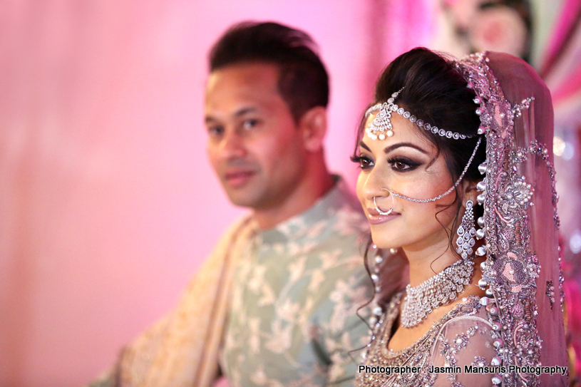 Indian Bride and Groom During Ritual