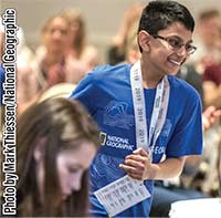 Kaylan Patel won back-to-back championships in 2019 and 2018 previously in the Florida State Geographic Bee