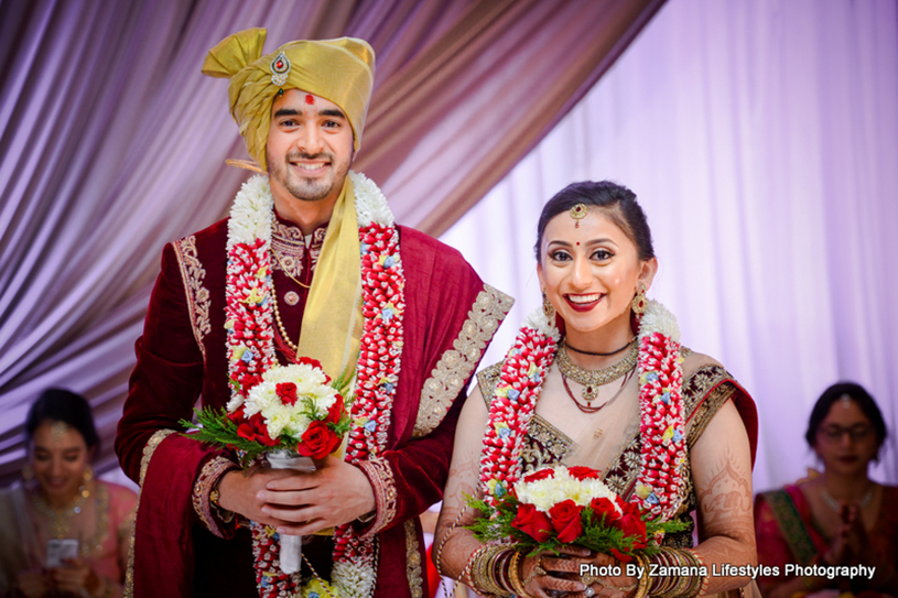 Indian Couple After wedding Ceremony