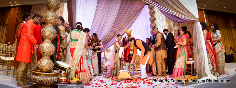 Indian Couple at the ceremony