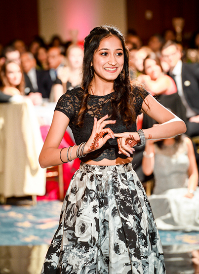 Friend Dancing at the Wedding Reception