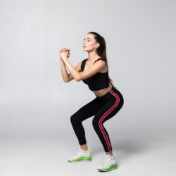 Squat - This exercise focuses on the muscles of the lower body