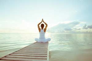 yoga teaches us about santosa, contentment