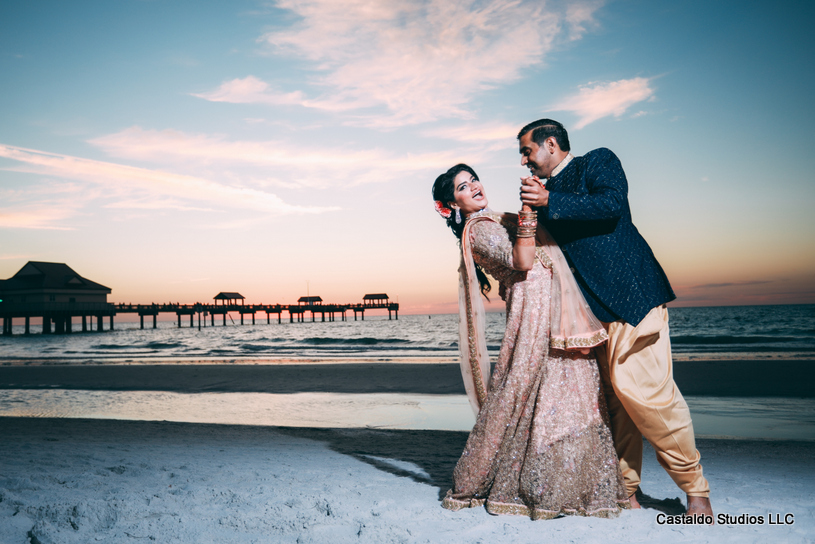 Posing In Indian Wedding Outfit