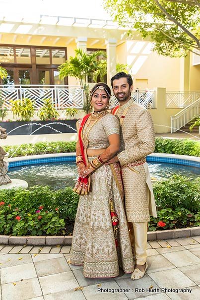 Indian Couple with gorgeous background