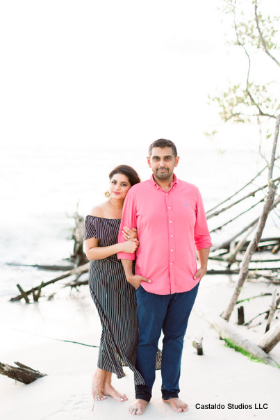 Indian Couple Posing for a photoshoot