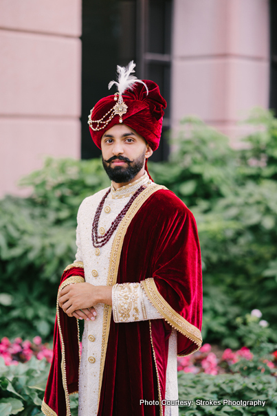 Detailed look of Indian Groom