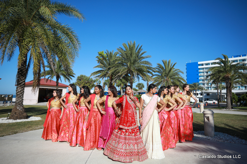 Indian Bride With Friends