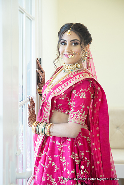 Detailed look of Bridal Makeup