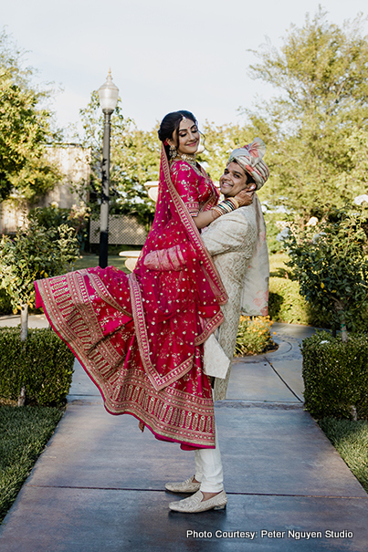 Indian Couple Posing for a photo