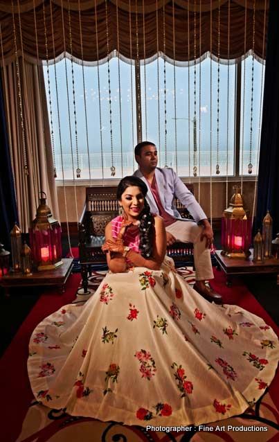 Indian Couple wedding attire