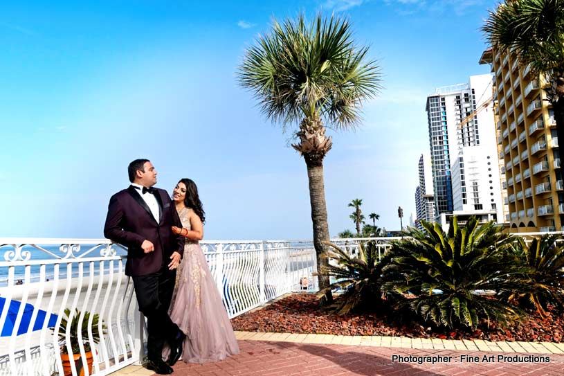 Astonishing outdoor photoshoot of indian Couple