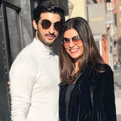 Sushmita Sen and Rohman Shawl