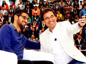 Harsha Bhogle & Sundar Pichai