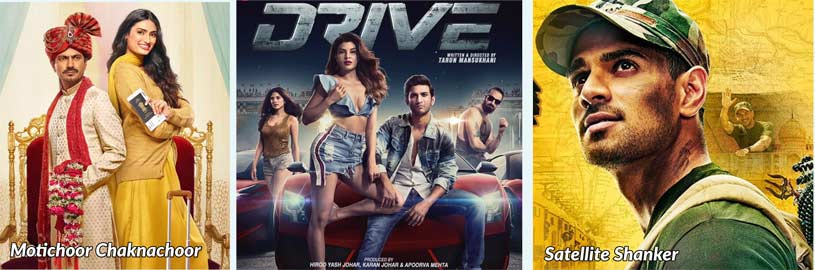 Bala, Motichoor Chaknachoor, Drive & Satellite Shanker Trailers Out