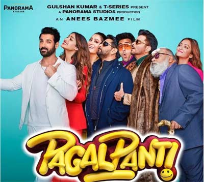 John Abraham, Anil Kapoor, Pulkit Samrat Pagalpanti Poster Out