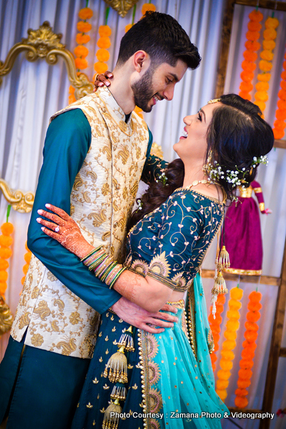 Amazing indian bride and groom photo