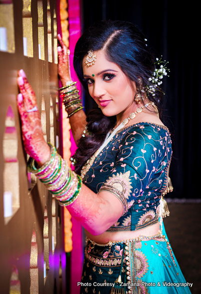 Marvelous indian bride makeup and accessories