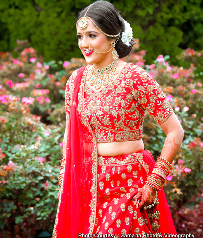 Gorgeous Floral Jewelry of Indian Bride