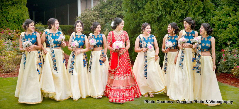 Indian Couple at wedding ceremony