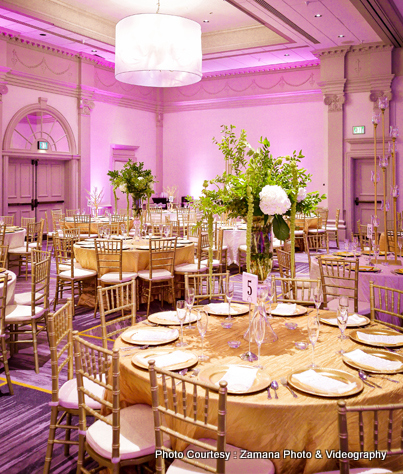 Creative indian wedding reception decor