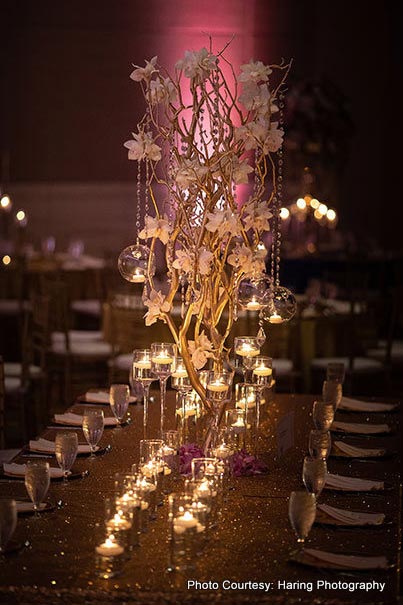 Lovely table decor by Suhaag Gardens